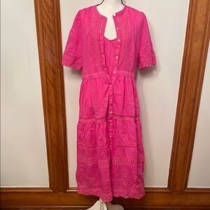GAP Pink Flutter Sleeve Sundress
